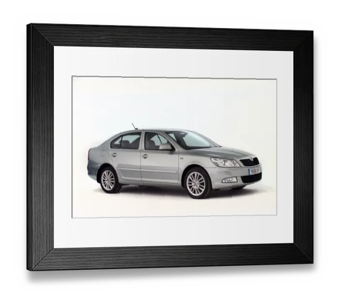 Framed Print : 2011 Skoda Octavia TDi