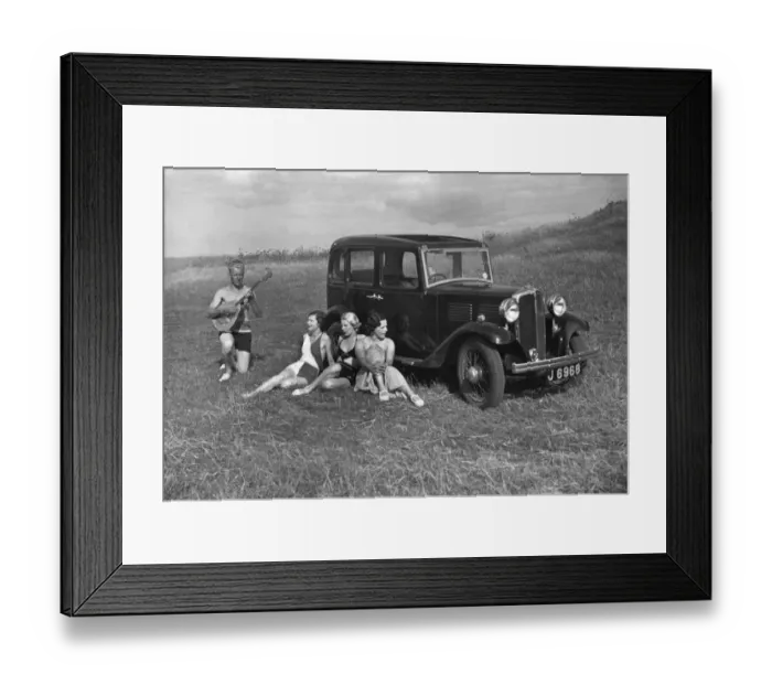 Framed Print : 1932 Standard Little 9