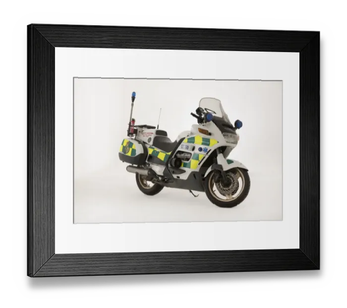 Framed Print : 2001 Honda ST1100 Pan European Ambulance bike Framed Print : 2001 Honda ST1100 Pan European Ambulance bike