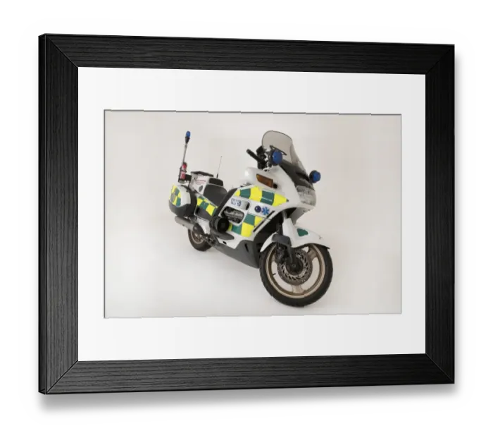 Framed Print : 2001 Honda ST1100 Pan European Ambulance bike Framed Print : 2001 Honda ST1100 Pan European Ambulance bike