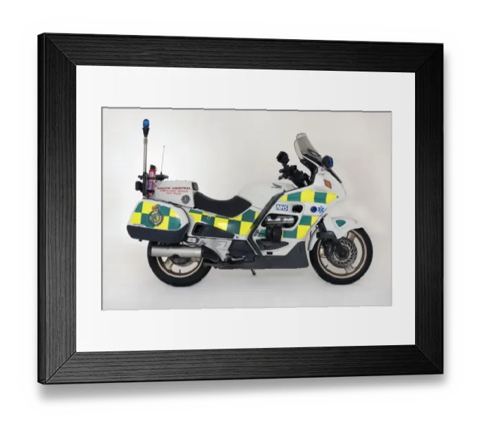 Framed Print : 2001 Honda ST1100 Pan European Ambulance bike Framed Print : 2001 Honda ST1100 Pan European Ambulance bike