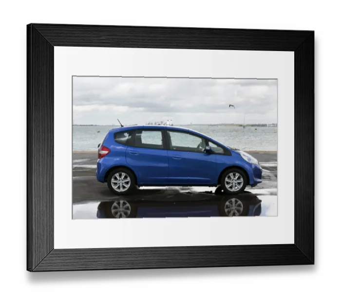 Framed Print : 2012 model Honda Jazz Ivtech ES CVT
