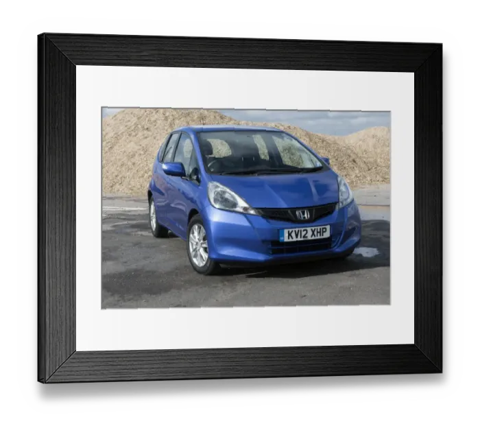 Framed Print : 2012 model Honda Jazz Ivtech ES CVT Framed Print : 2012 model Honda Jazz Ivtech ES CVT