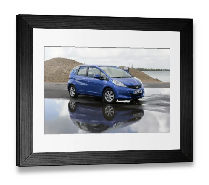 Framed Print : 2012 model Honda Jazz Ivtech ES CVT
