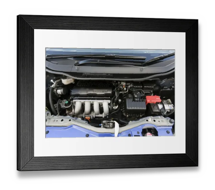 Framed Print : 2012 model Honda Jazz Ivtech ES CVT