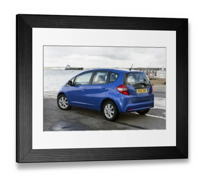 Framed Print : 2012 model Honda Jazz Ivtech ES CVT