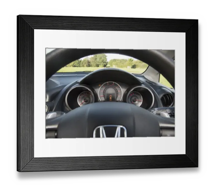 Framed Print : 2012 model Honda Jazz Ivtech ES CVT