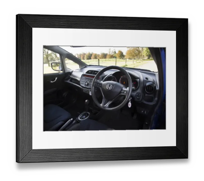 Framed Print : 2012 model Honda Jazz Ivtech ES CVT