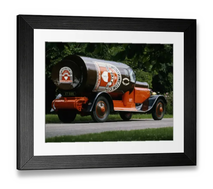 Framed Print : 1927 Daimler Bottle van