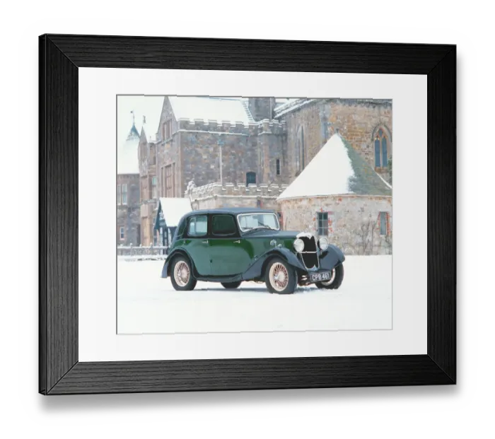 Framed Print : 1934 Riley Falcon