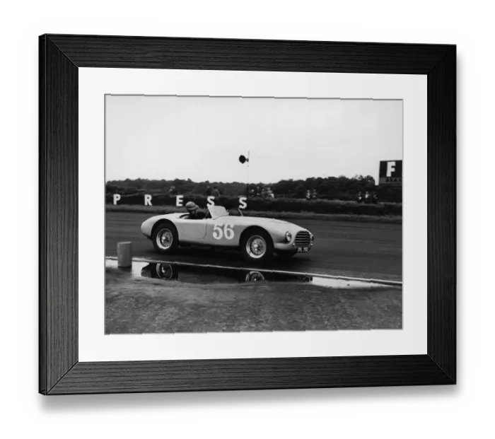 Framed Print : 1953 AC Ace prototype. 8 Clubs Silverstone 1954. CD2898 Framed Print : 1953 AC Ace prototype. 8 Clubs Silverstone 1954. CD2898