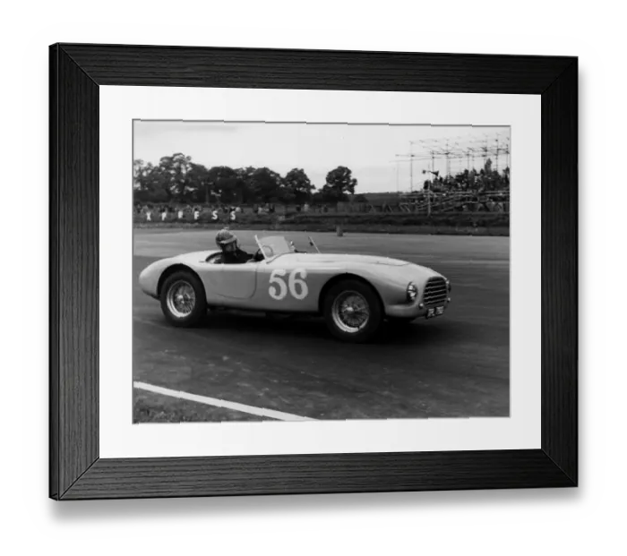 Framed Print : 1953 AC Ace prototype. V. Davison, 8 Clubs Silverstone 1954. CD2907 Framed Print : 1953 AC Ace prototype. V. Davison, 8 Clubs Silverstone 1954. CD2907