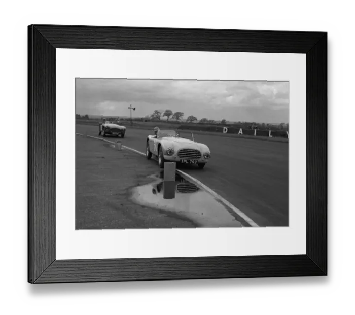Framed Print : 1953 AC Ace prototype. V. Davison, 8 Clubs Silverstone 29th May 1954. CD2898 Framed Print : 1953 AC Ace prototype. V. Davison, 8 Clubs Silverstone 29th May 1954. CD2898