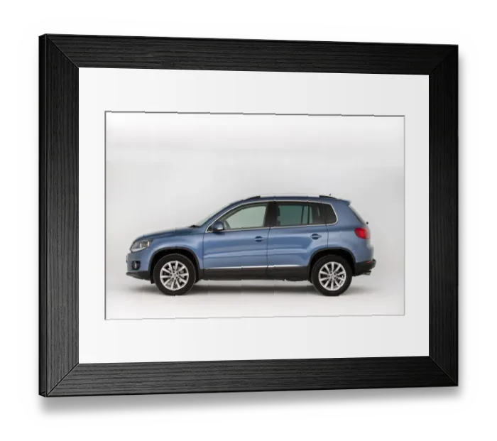 Framed Print : 2012 VW Tiguan