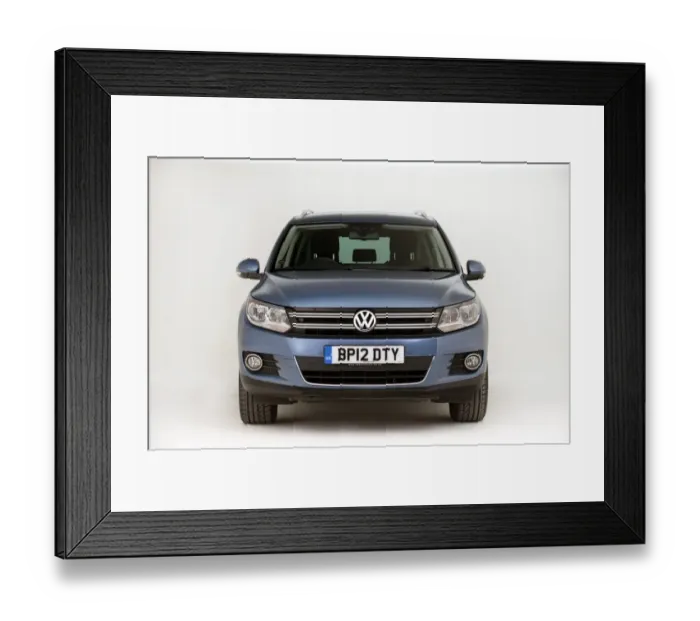 Framed Print : 2012 VW Tiguan