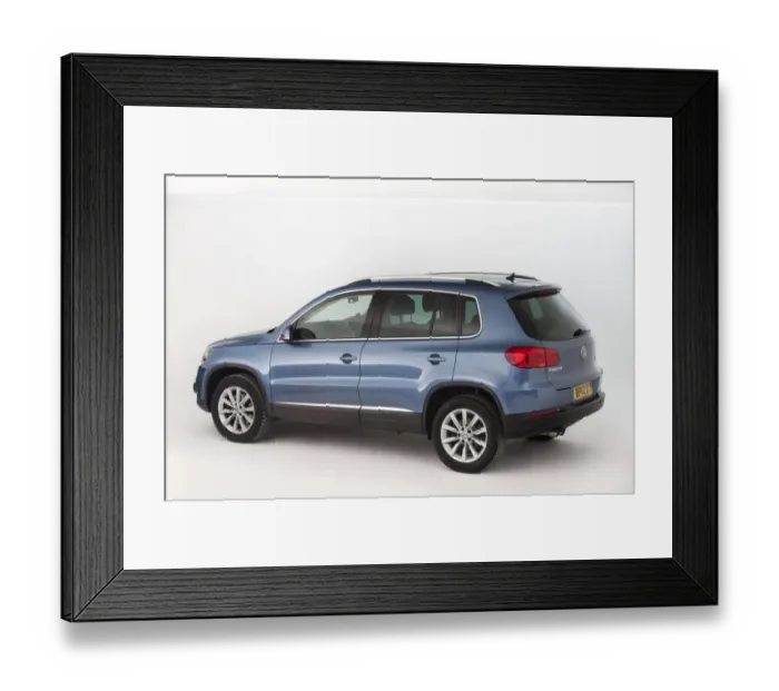 Framed Print : 2012 VW Tiguan
