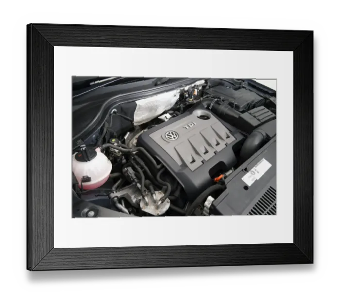 Framed Print : 2012 VW Tiguan