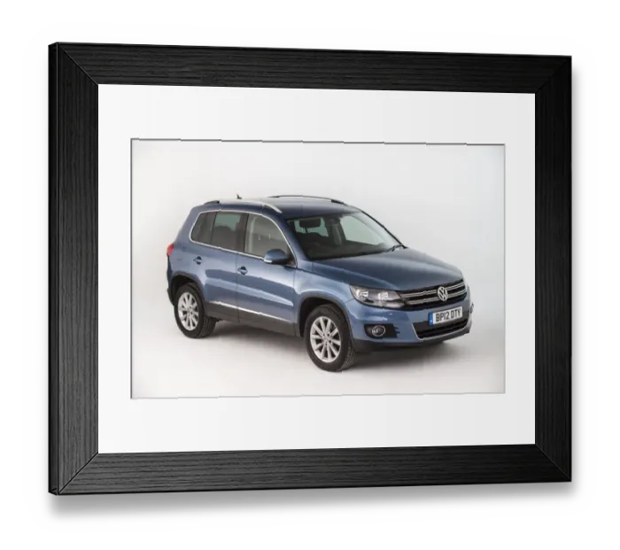 Framed Print : 2012 VW Tiguan Framed Print : 2012 VW Tiguan
