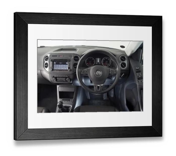 Framed Print : 2012 VW Tiguan Framed Print : 2012 VW Tiguan