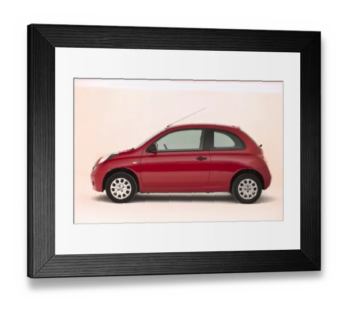 Framed Print : 2009 Nissan Micra Framed Print : 2009 Nissan Micra