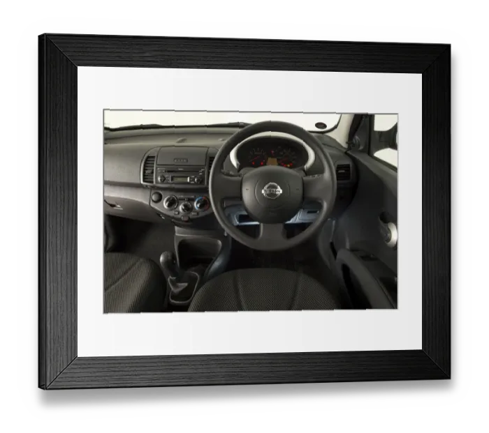 Framed Print : 2009 Nissan Micra Framed Print : 2009 Nissan Micra