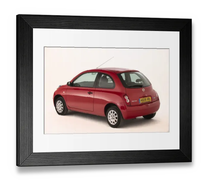 Framed Print : 2009 Nissan Micra Framed Print : 2009 Nissan Micra