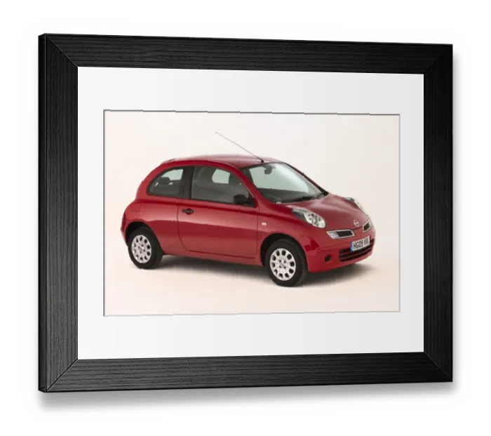 Framed Print : 2009 Nissan Micra Framed Print : 2009 Nissan Micra