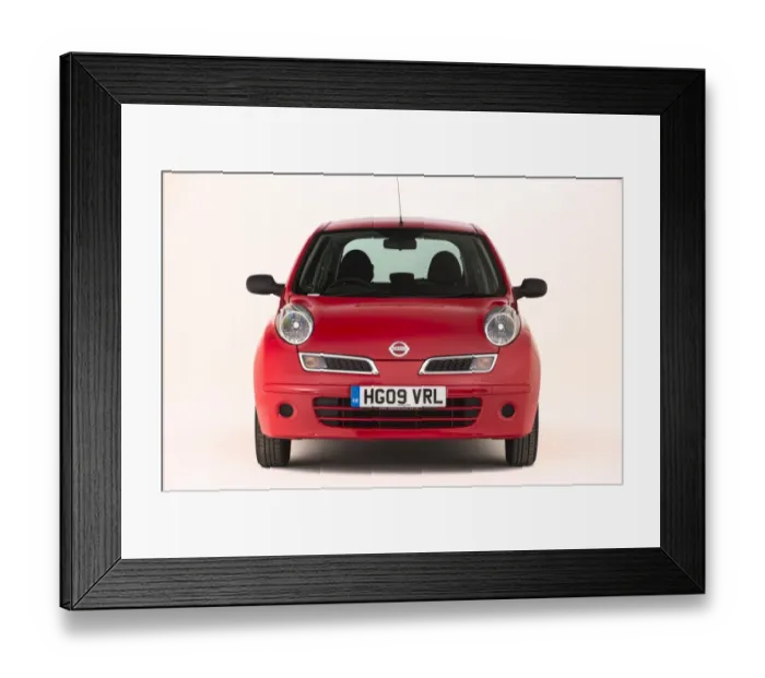 Framed Print : 2009 Nissan Micra