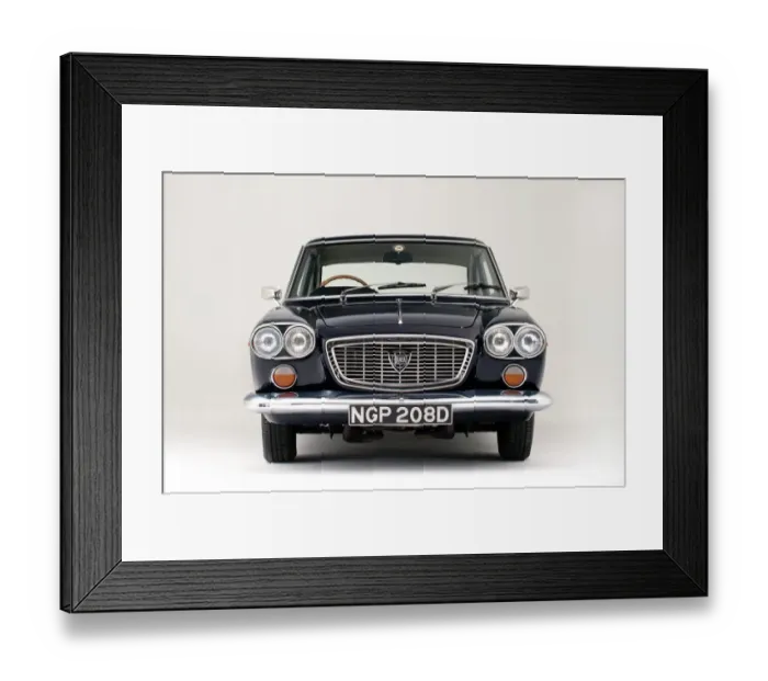 Framed Print : 1966 Lancia Flavia 1. 8 Framed Print : 1966 Lancia Flavia 1. 8