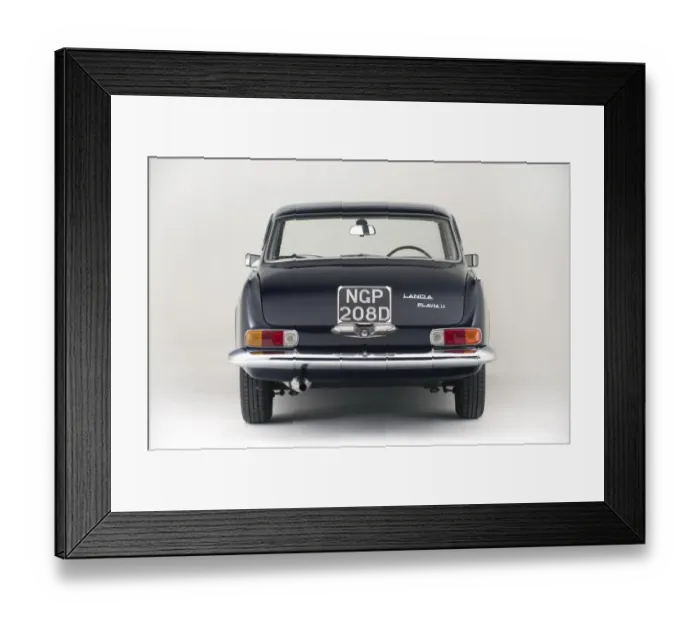 Framed Print : 1966 Lancia Flavia 1. 8