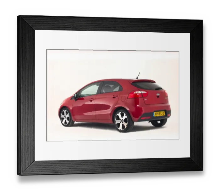 Framed Print : 2013 Kia Rio Framed Print : 2013 Kia Rio