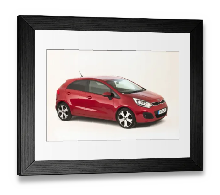 Framed Print : 2013 Kia Rio