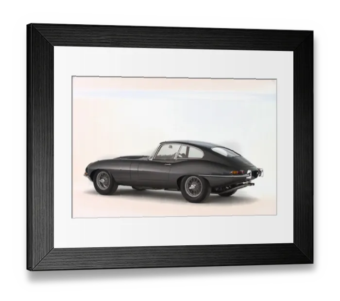 Framed Print : 1966 Jaguar E type Fixedhead Coupe Series 1 Framed Print : 1966 Jaguar E type Fixedhead Coupe Series 1