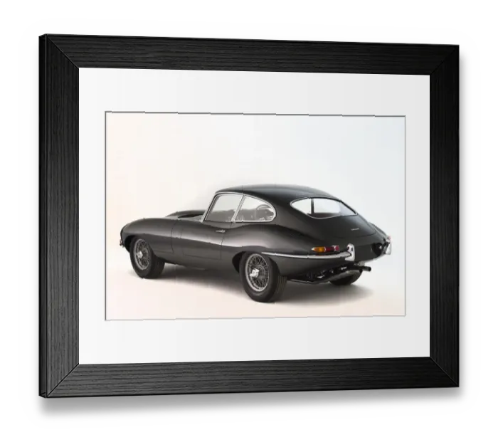 Framed Print : 1966 Jaguar E type Fixedhead Coupe Series 1 Framed Print : 1966 Jaguar E type Fixedhead Coupe Series 1