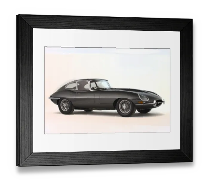 Framed Print : 1966 Jaguar E type Fixedhead Coupe Series 1 Framed Print : 1966 Jaguar E type Fixedhead Coupe Series 1