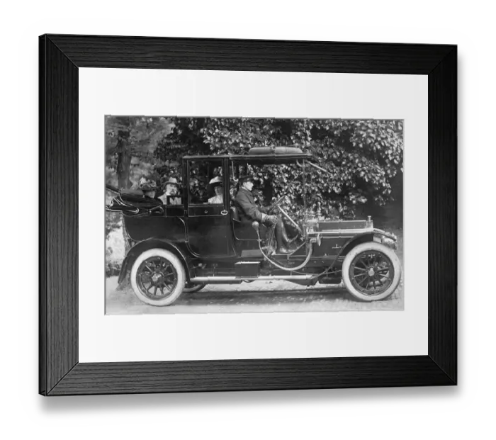 Framed Print : 1909 Wolseley Siddeley Laundaulette