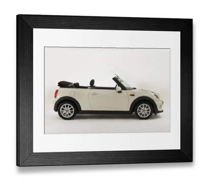 Framed Print : 2017 Mini Cooper Convertible Framed Print : 2017 Mini Cooper Convertible
