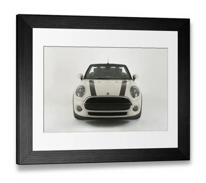 Framed Print : 2017 Mini Cooper Convertible