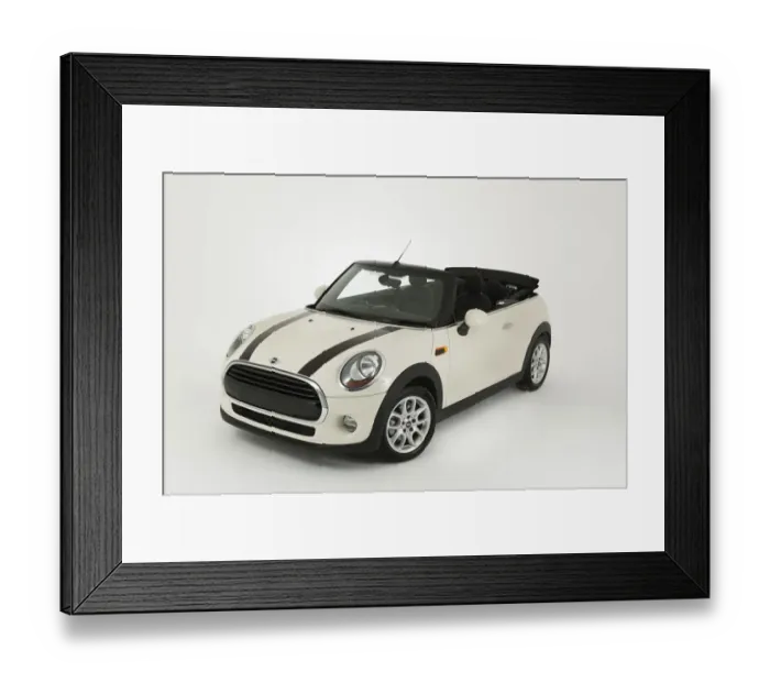 Framed Print : 2017 Mini Cooper Convertible Framed Print : 2017 Mini Cooper Convertible