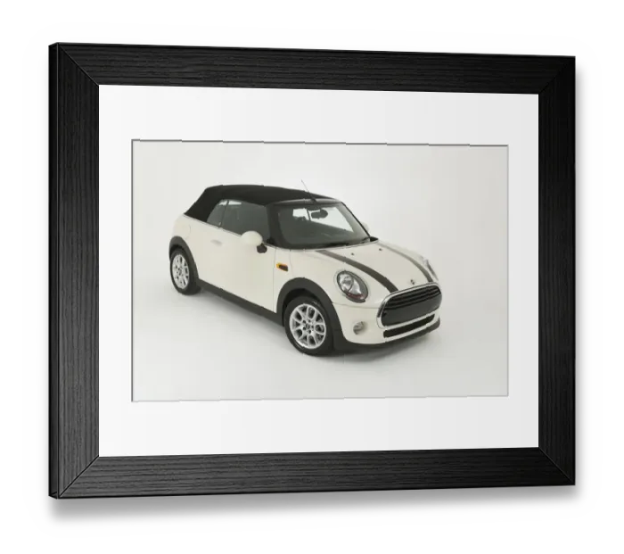 Framed Print : 2017 Mini Cooper Convertible Framed Print : 2017 Mini Cooper Convertible