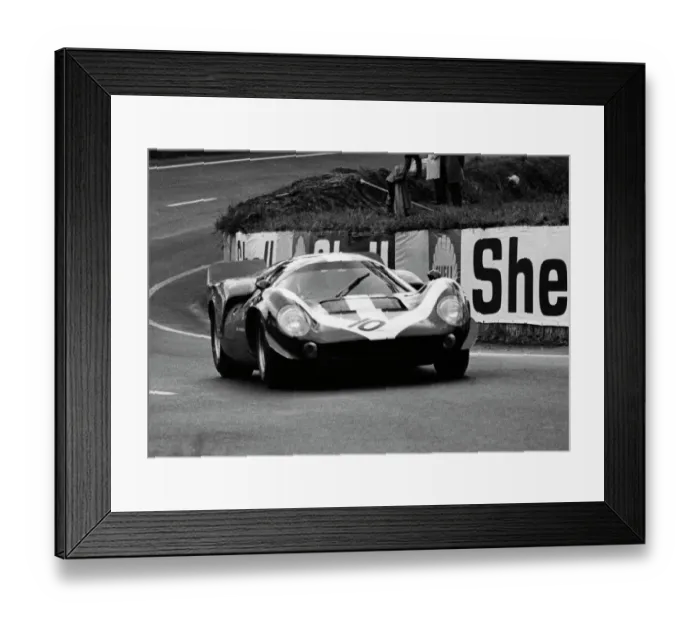 Framed Print : 1967 Lola T70. Aston. Le Mans Test day 1967 Framed Print : 1967 Lola T70. Aston. Le Mans Test day 1967