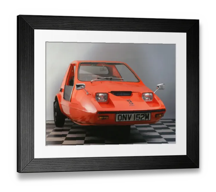 Framed Print : 1973 Bond Bug