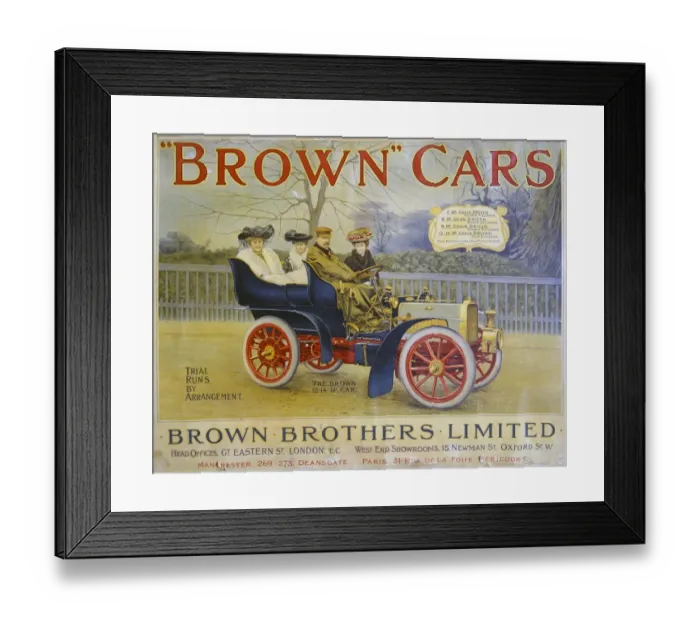 Framed Print : Brown Brothers Limited poster Framed Print : Brown Brothers Limited poster