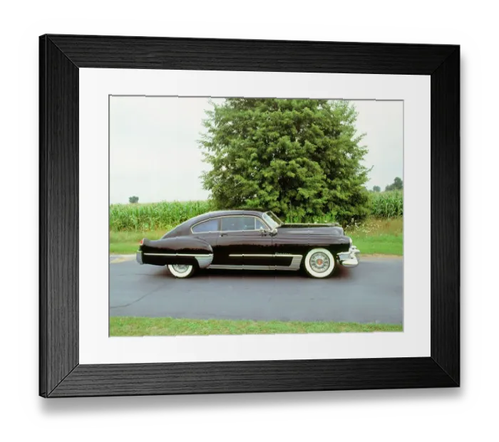 Framed Print : 1949 Cadillac series 61 Fastback