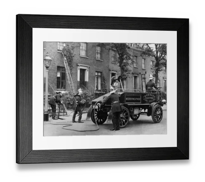Framed Print : Merryweather electric fire engine Framed Print : Merryweather electric fire engine