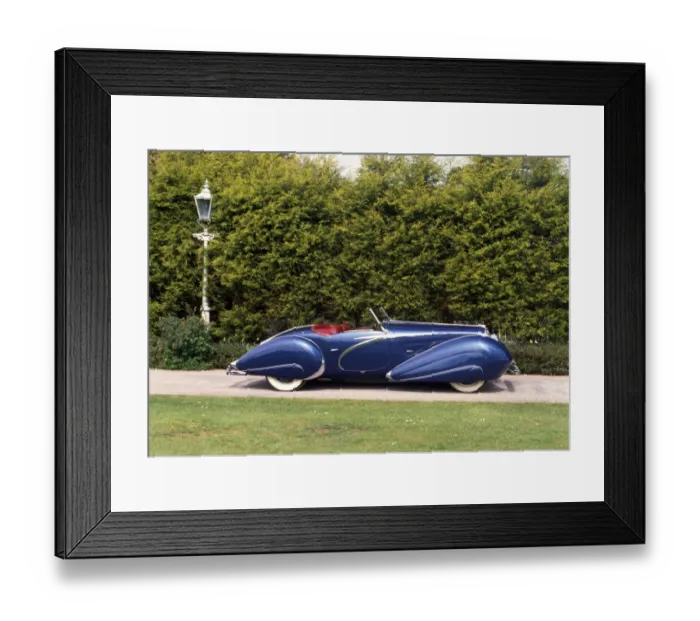 Framed Print : Delahaye 135 Figoni & Falaschi coachwork 1938 Framed Print : Delahaye 135 Figoni & Falaschi coachwork 1938