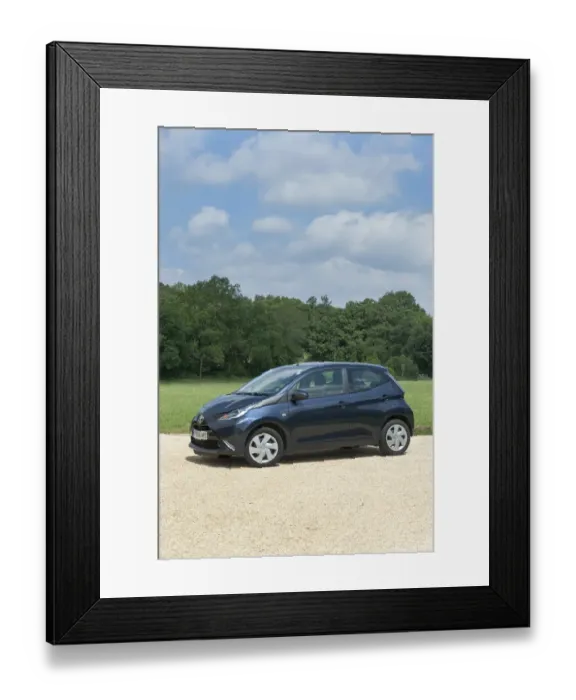 Framed Print : 2016 Toyota Aygo, best citycar gold winner driver power 2017 survey Framed Print : 2016 Toyota Aygo, best citycar gold winner driver power 2017 survey