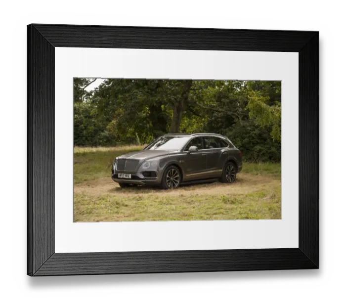 Framed Print : 2017 Bentley Bentayga