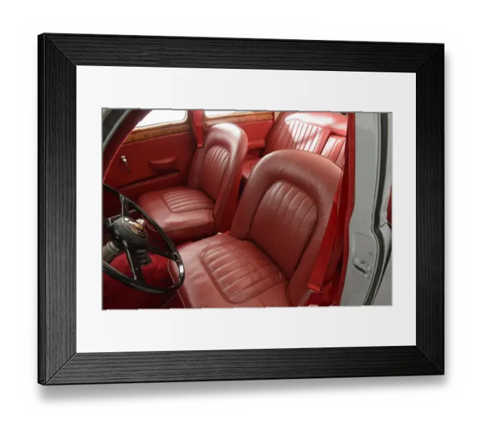 Framed Print : 1957 Jaguar 3. 8 MK1 interior Framed Print : 1957 Jaguar 3. 8 MK1 interior
