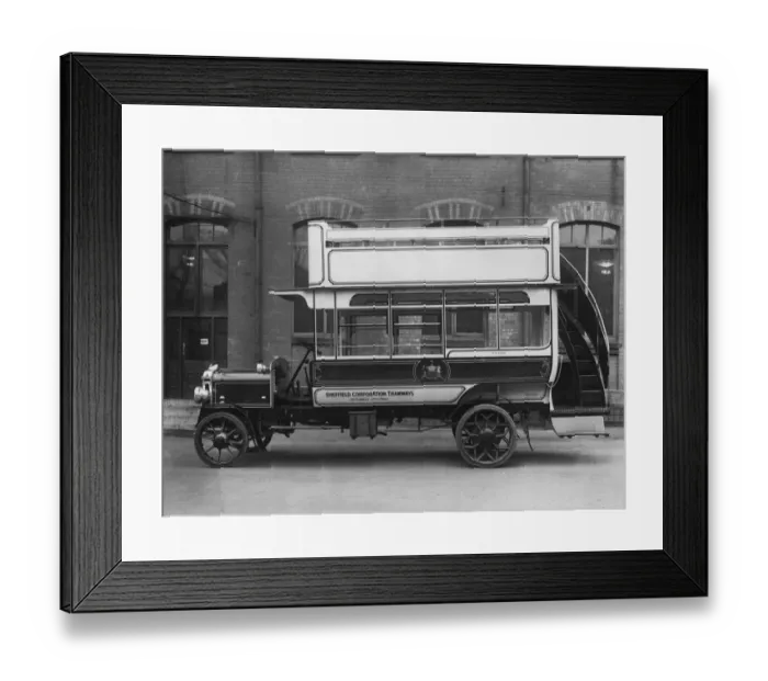 Framed Print : 1914 Daimler bus Framed Print : 1914 Daimler bus
